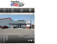 Tablet Screenshot of mastermechanixauto.com